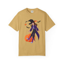 Load image into Gallery viewer, Whimsical Halloween Witch Unisex T-shirt - Spooky Season Tee