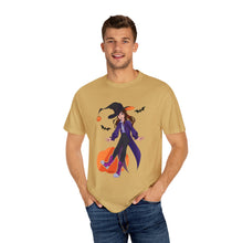 Load image into Gallery viewer, Whimsical Halloween Witch Unisex T-shirt - Spooky Season Tee