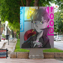 Load image into Gallery viewer, Anime lover of Neon Knight glowing collector warrior portrait