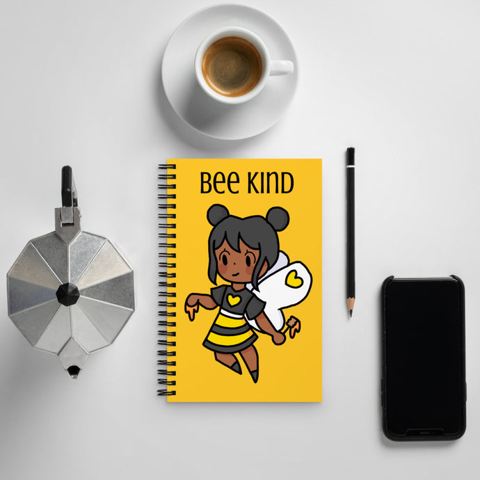 Bee Kind Spiral Notebook Journal | Meditation Journal