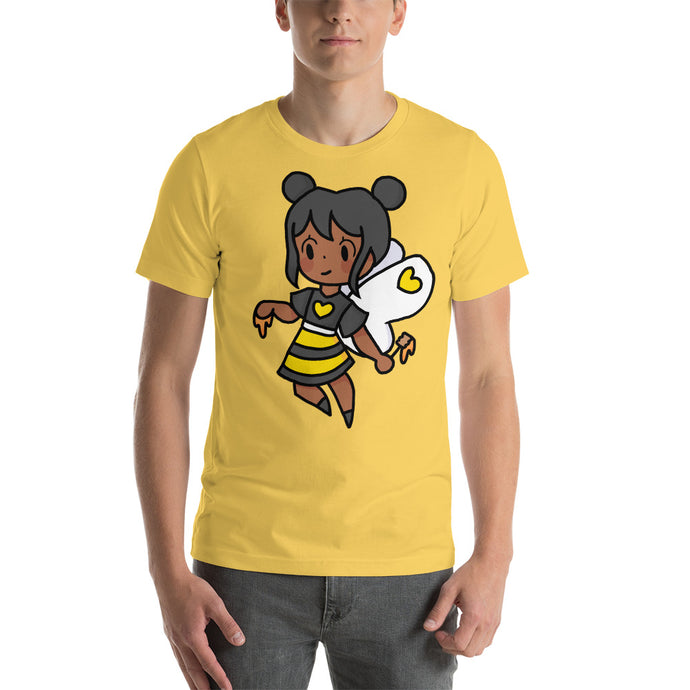 Sweetest Bee Girl Black T-Shirt