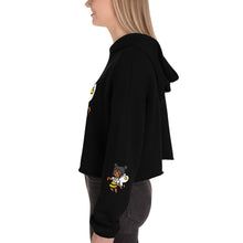 Load image into Gallery viewer, Bee Girl Crop Hoodie Sweatshirt
