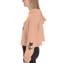 Load image into Gallery viewer, Bee Girl Crop Hoodie Sweatshirt