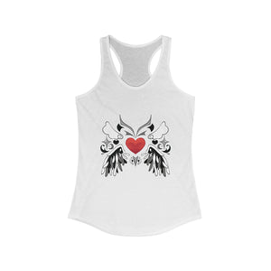 Winged Heart Tank Top | Angel Wings, Heart, Grunge, Fashion, Racer back, Handdrawn