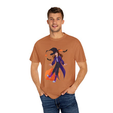 Load image into Gallery viewer, Whimsical Halloween Witch Unisex T-shirt - Spooky Season Tee