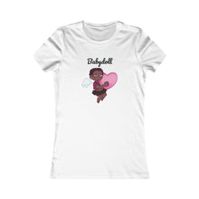 Load image into Gallery viewer, Babydoll Angel Tight Fit T-Shirt | Adorable Angel Graphic Tee, Y2K Inspired, Handdrawn, Cupid