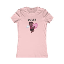 Load image into Gallery viewer, Babydoll Angel Tight Fit T-Shirt | Adorable Angel Graphic Tee, Y2K Inspired, Handdrawn, Cupid