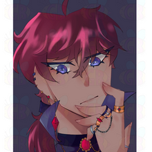 Load image into Gallery viewer, Red Academia Art Print
