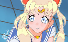 Load image into Gallery viewer, Sailor Moon Fan Art Print