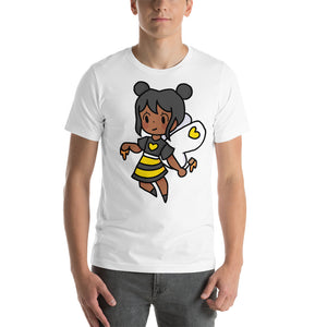 Sweetest Bee Girl Black T-Shirt