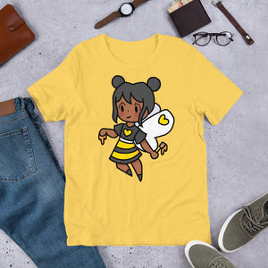 Sweetest Bee Girl Black T-Shirt