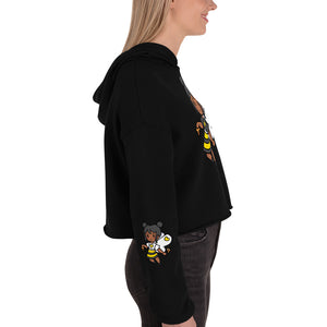 Bee Girl Crop Hoodie