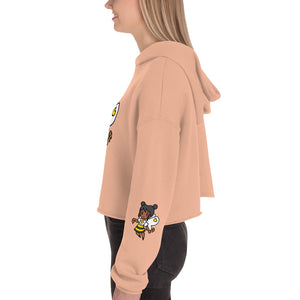 Bee Girl Crop Hoodie