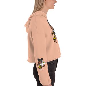 Bee Girl Crop Hoodie