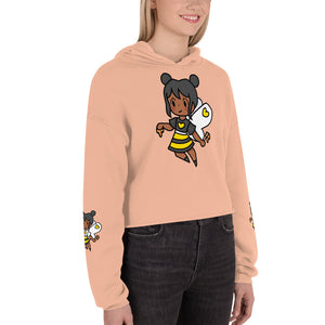 Bee Girl Crop Hoodie