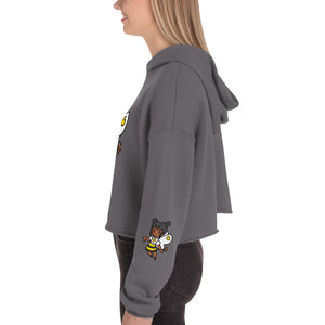 Bee Girl Crop Hoodie